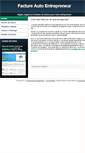 Mobile Screenshot of factureautoentrepreneur.com